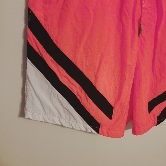 Air Jordan | Men's Retro Pink and Black Colorblock Legacy Swim Shorts (Size 3XL) - Picture 7 of 14